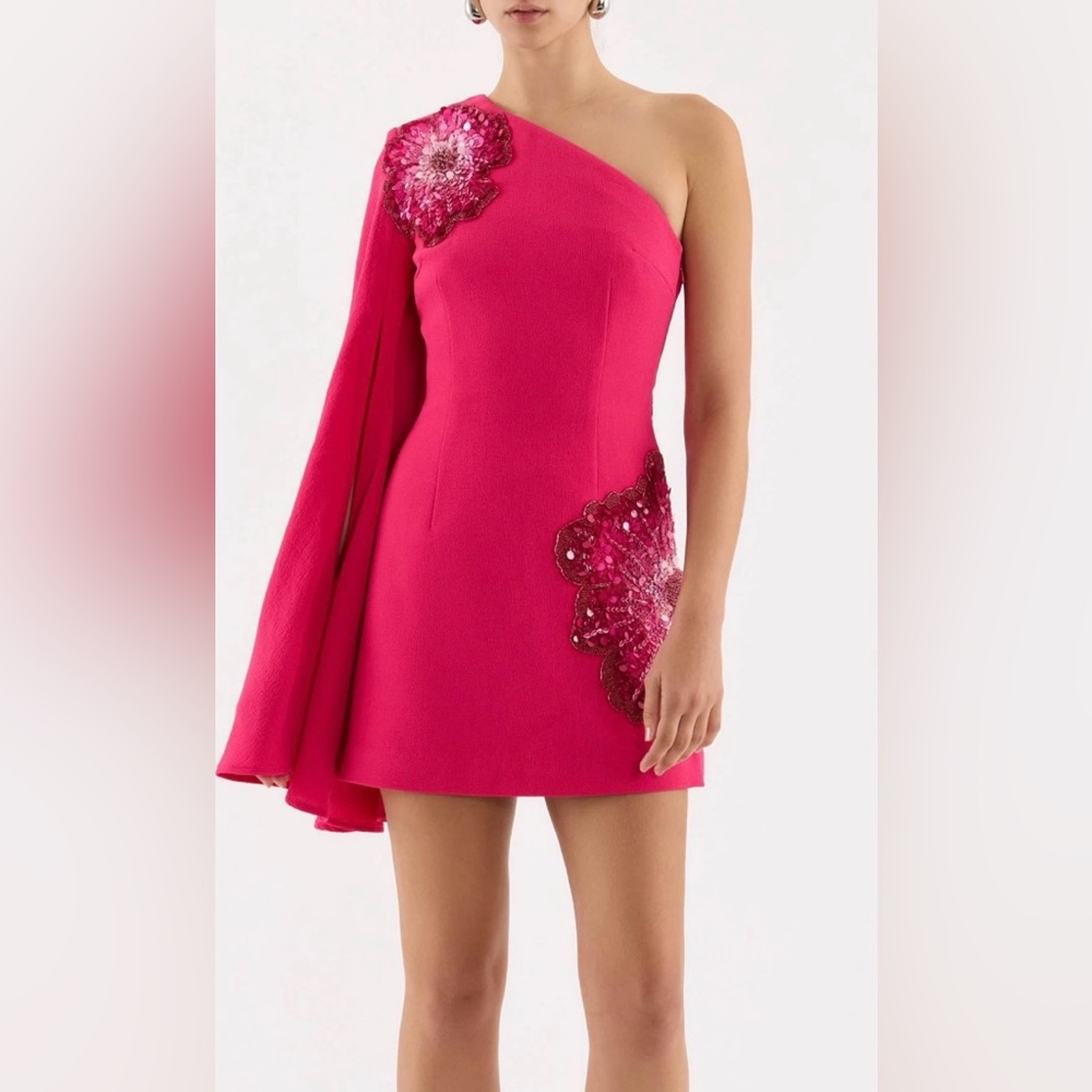 REBECCA VALLANCE
Layana Mini Dress Pink Floral Embellished - Picture 3 of 16